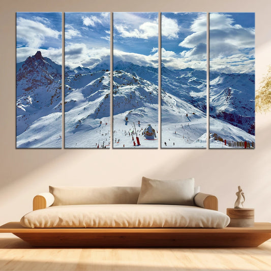 Estate Size 5-Piece Canvas - The Cinematic (Uniform Layout) 100" x 46" (250cm x 116cm)