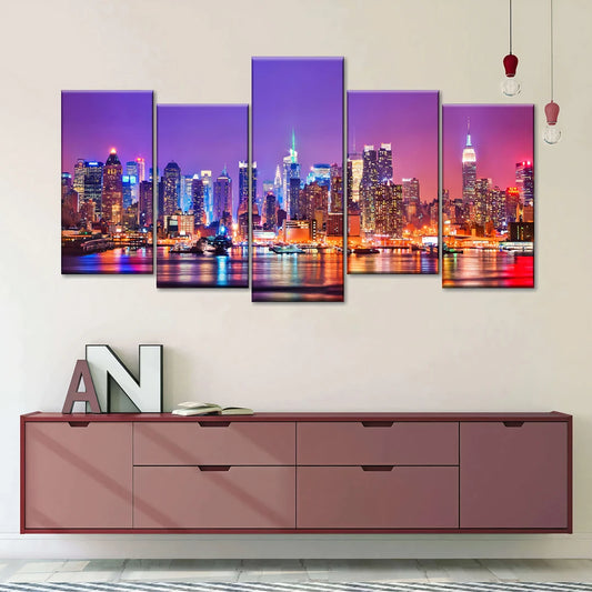 Estate Size 5-Piece Canvas - The Grandview (Block Layout) 46x100"(116x250cm)