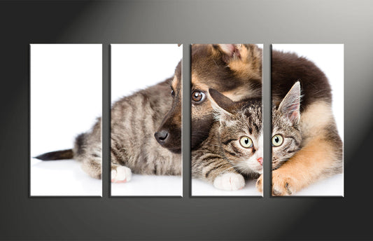 Split Canvas Prints 4 Piece Canvas Frames 35x47"(89x120cm)