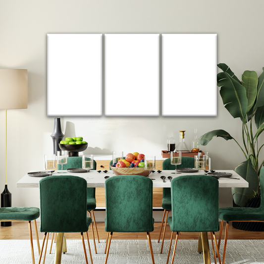 3 Piece Diningroom Canvas Art