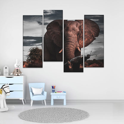 Custom Split Canvas Prints 4 Pieces Canvas Frames 40x47"(102x120cm)