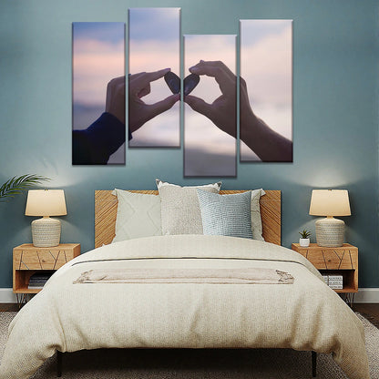 Custom Split Canvas Prints 4 Pieces Canvas Frames 40x47"(102x120cm)