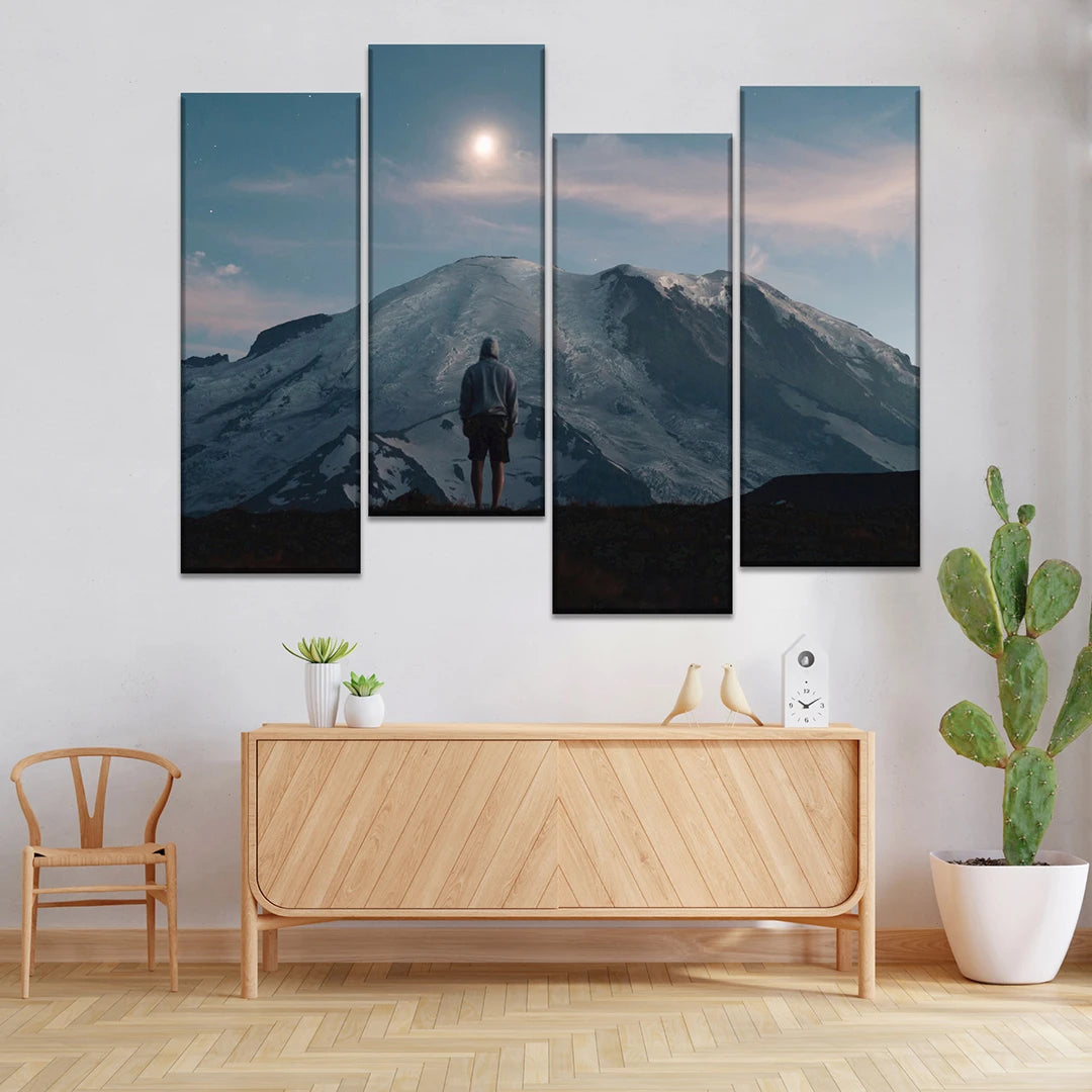 Custom Split Canvas Prints 4 Pieces Canvas Frames 40x47"(102x120cm)