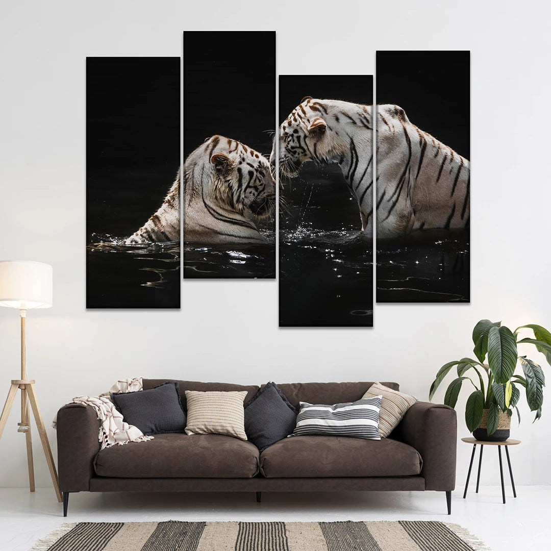 Custom Split Canvas Prints 4 Pieces Canvas Frames 40x47"(102x120cm)