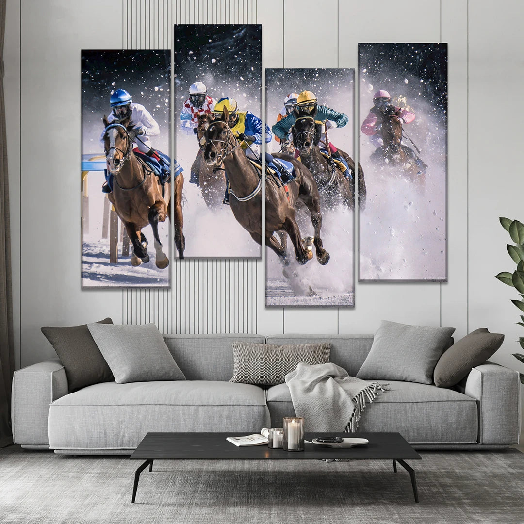 Custom Split Canvas Prints 4 Pieces Canvas Frames 40x47"(102x120cm)