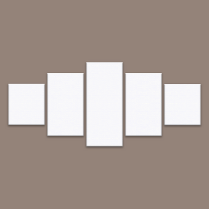 Estate Size 5-Piece Canvas - The Pinnacle (Diamond Layout) 46" x 110" (116cm x 250cm)