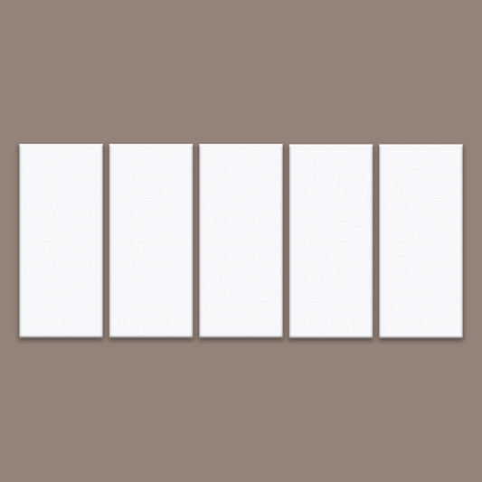 Estate Size 5-Piece Canvas - The Cinematic (Uniform Layout) 100" x 46" (250cm x 116cm)
