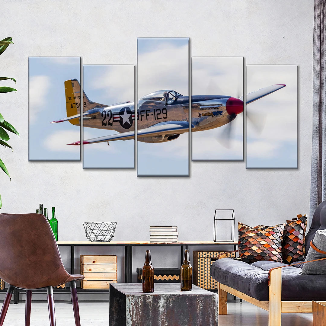 5 Piece Staggered Split Canvas Prints