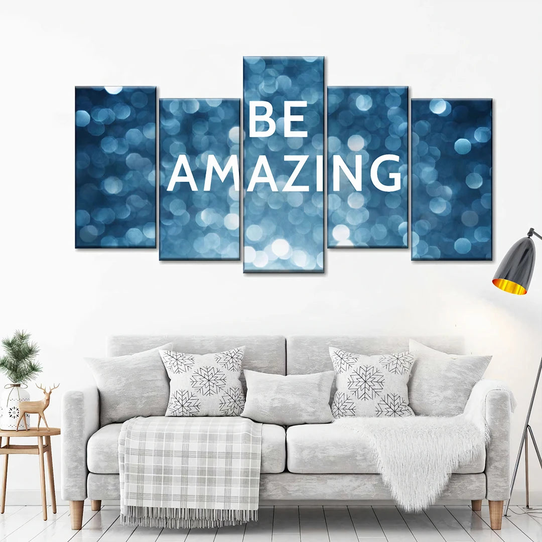 5 Piece Staggered Split Canvas Prints