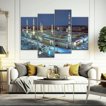 The Most Beautiful Mosques In The World - Masjid Al Nabawi In Medinah Saudi Arabia Islamic Decor