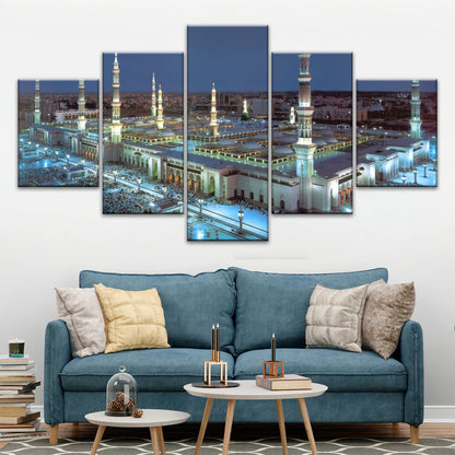 The Most Beautiful Mosques In The World - Masjid Al Nabawi In Medinah Saudi Arabia Islamic Decor