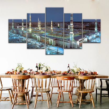 The Most Beautiful Mosques In The World - Masjid Al Nabawi In Medinah Saudi Arabia Islamic Decor