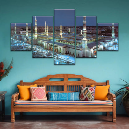 The Most Beautiful Mosques In The World - Masjid Al Nabawi In Medinah Saudi Arabia Islamic Decor