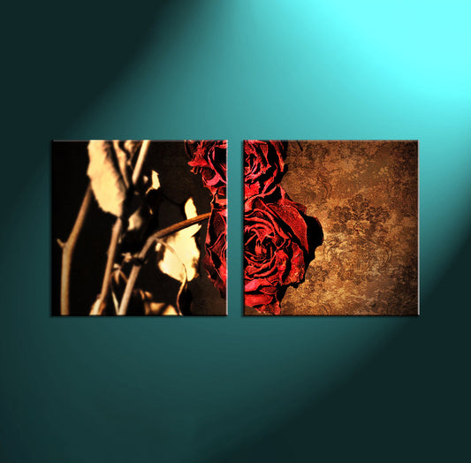 Custom Split Canvas Prints 2 Panel Square Frames