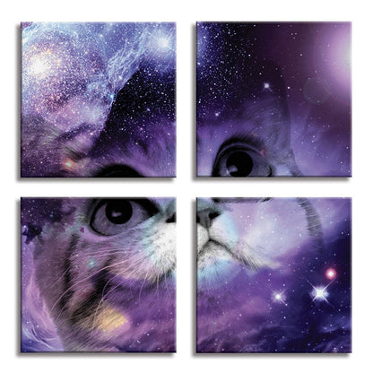 Custom Split Canvas Prints 4 Piece Canvas Frames Square