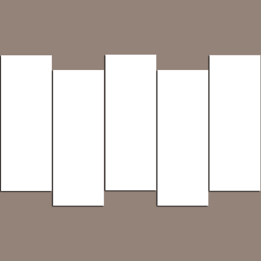 Custom 5 Panels Split Canvas Prints 40x60" 80x150cm (Extra Large)