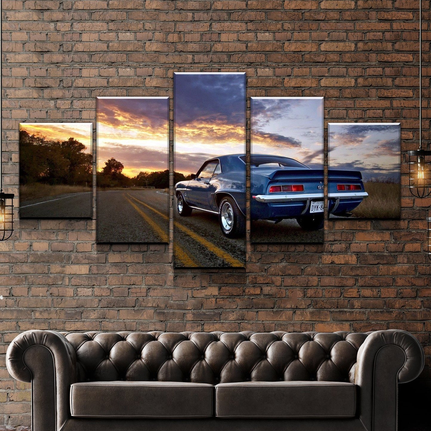 Custom 5 Panels Split Canvas Prints