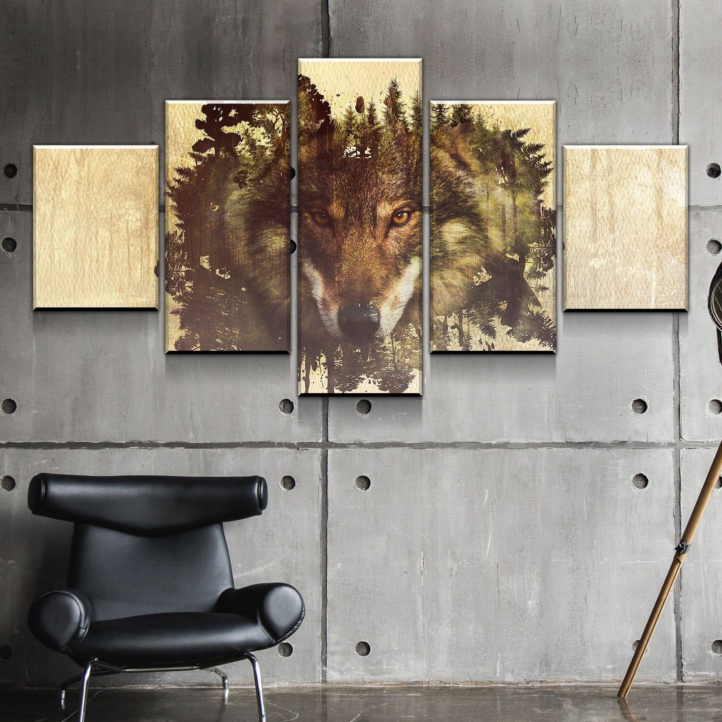 Custom 5 Panels Split Canvas Prints