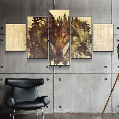 Custom 5 Panels Split Canvas Prints