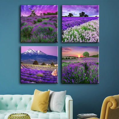 Custom Split Canvas Prints 4 Piece Canvas Frames Square