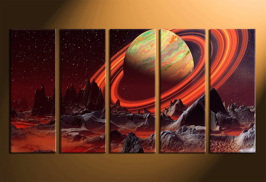 Custom Split Canvas Prints 5 Piece Canvas Art 32x60" 80x150cm (Extra Large)