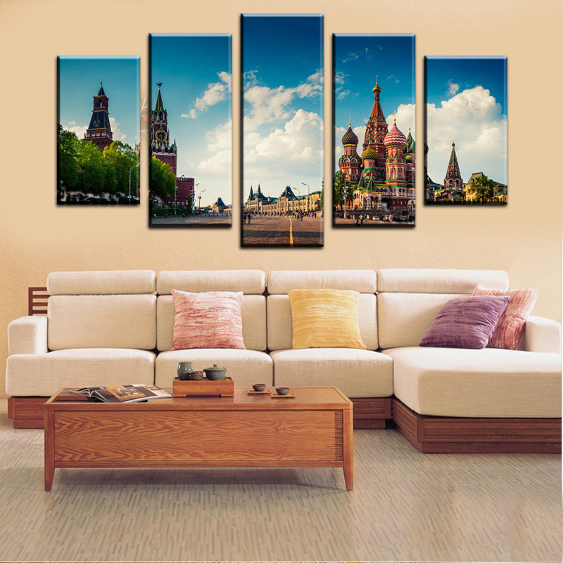 Custom 5 Panels Split Canvas Prints