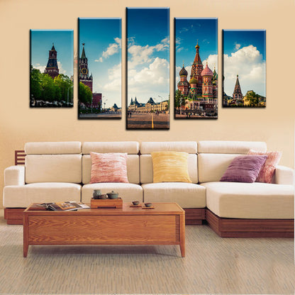 Custom 5 Panels Split Canvas Prints