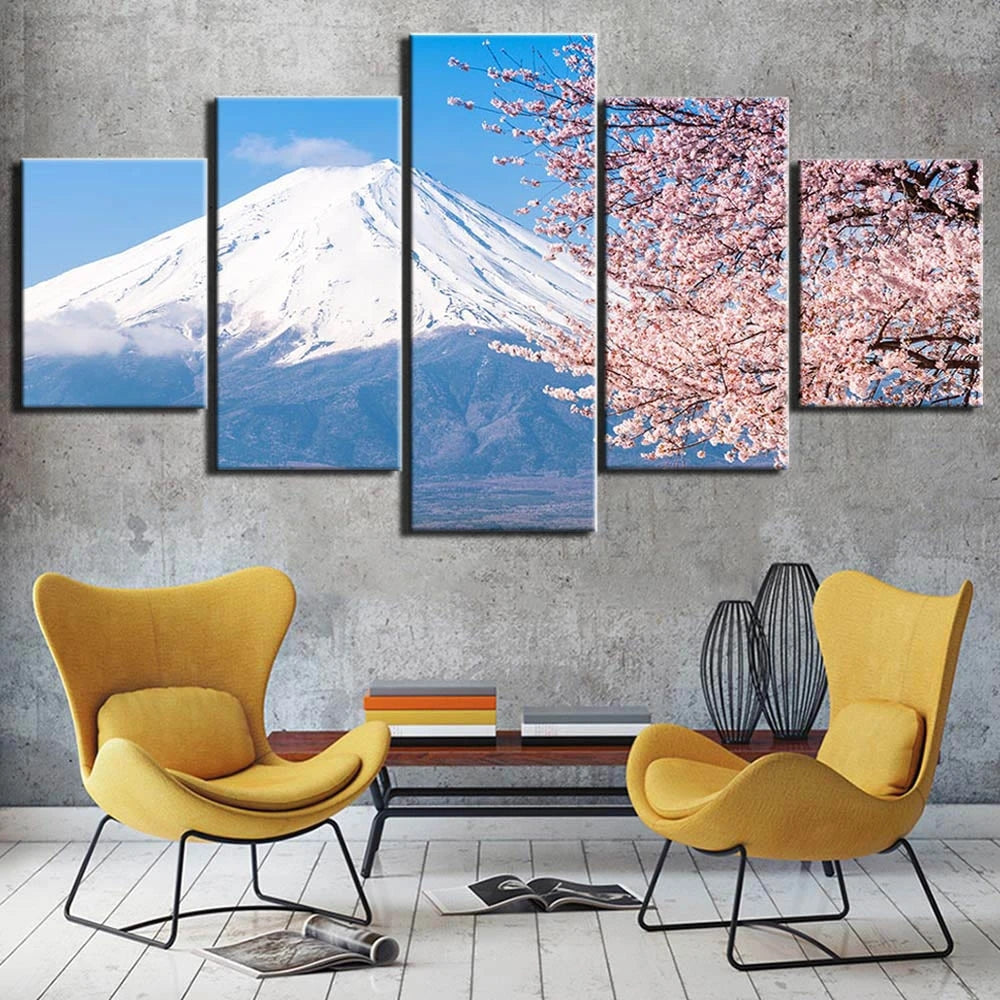 Custom 5 Piece Split Canvas Prints 22x40" 55x100cm(Small)
