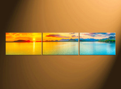 Custom Split Canvas Prints 3 Pieces Frames Landscape