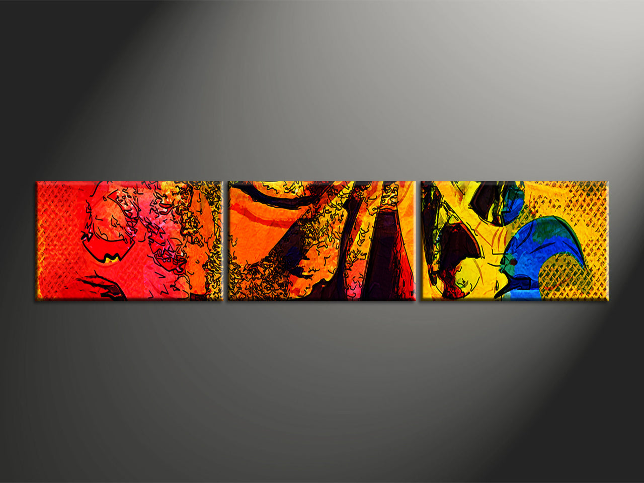 Custom Split Canvas Prints 3 Pieces Frames Landscape