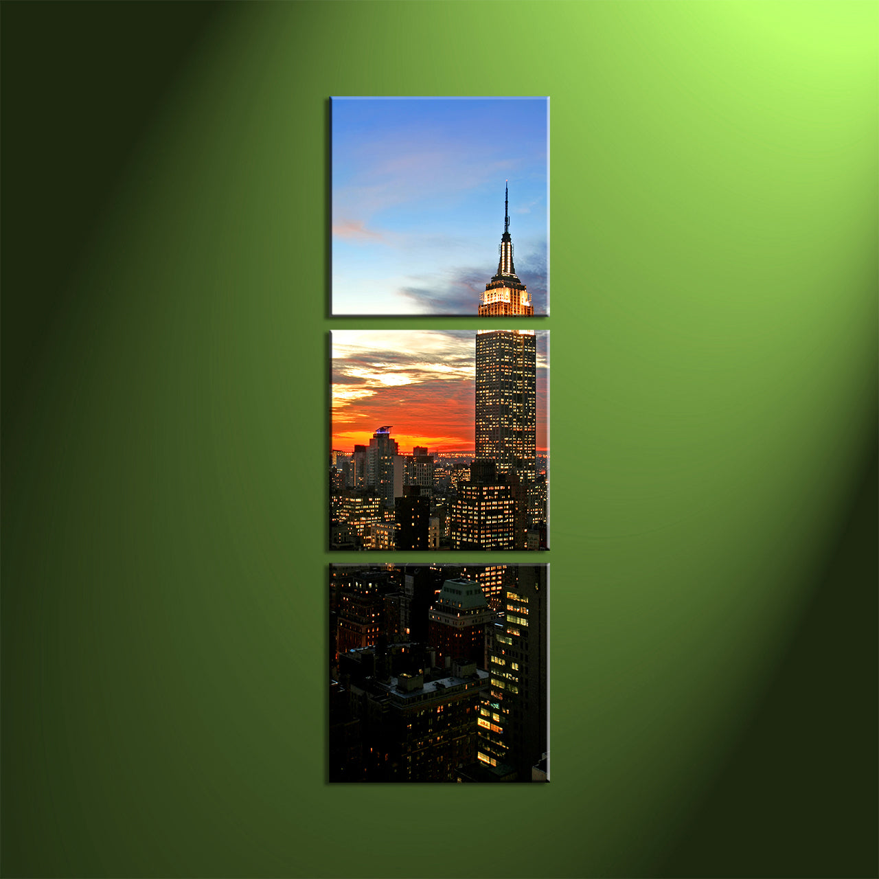 Custom Split Canvas Prints 3 Piece Frames Square Portrait