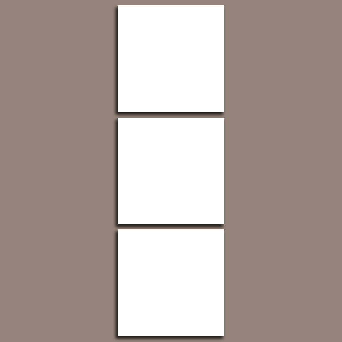 Custom Split Canvas Prints 3 Piece Frames Square Portrait