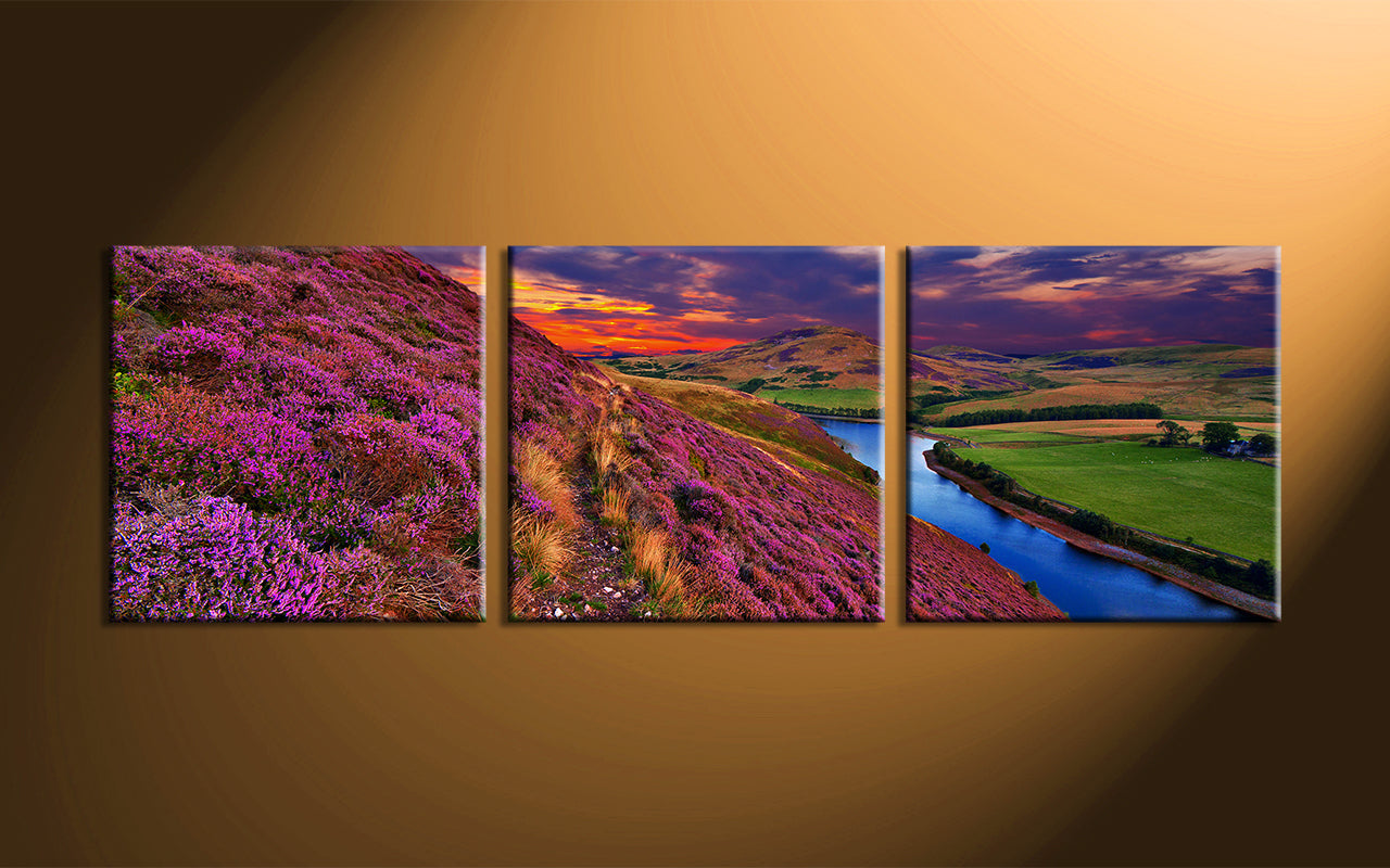 Custom Split Canvas Prints 3 Panles Frames Square