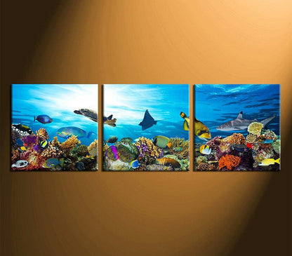 Custom Split Canvas Prints 3 Panles Frames Square