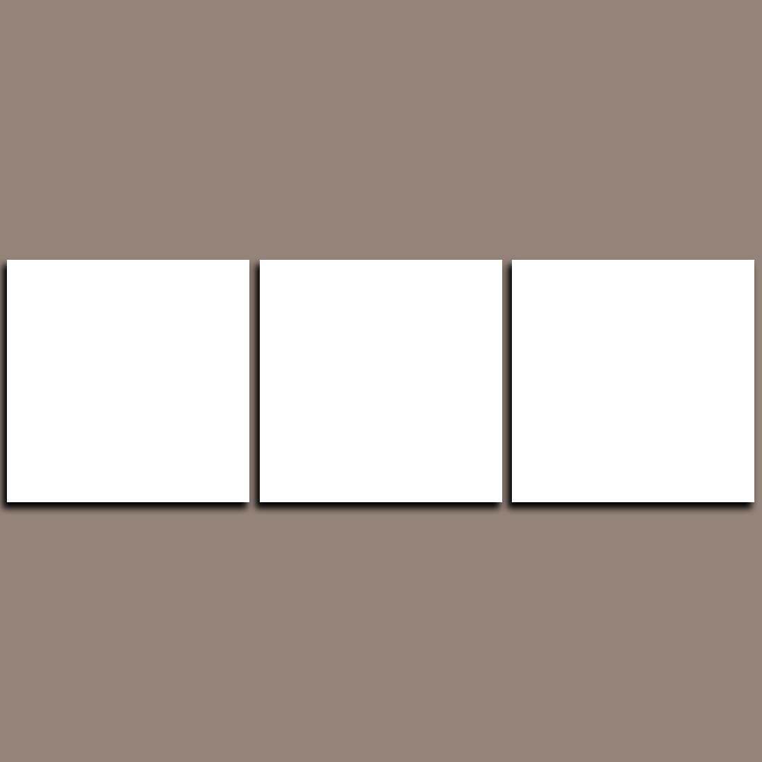 Custom Split Canvas Prints 3 Panles Frames Square