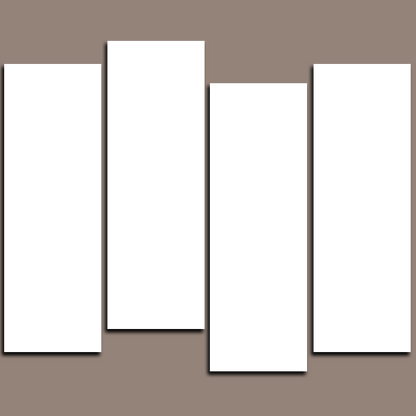 Custom Split Canvas Prints 4 Pieces Canvas Frames 40x47"(102x120cm)