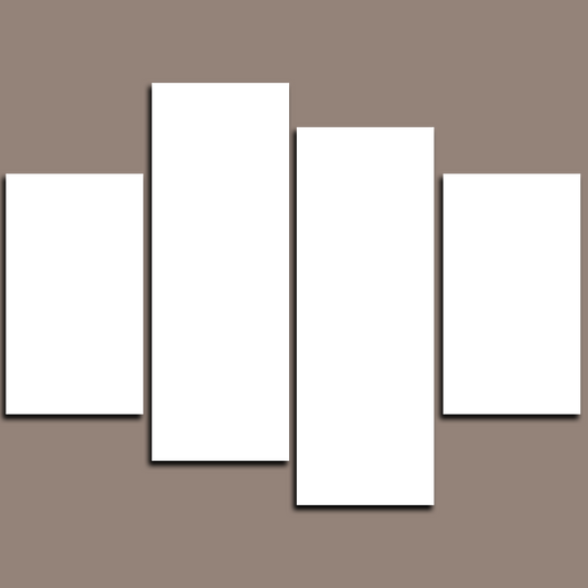 Custom Split Canvas Prints 4 Panels Canvas Art 26x32"(65x80cm)