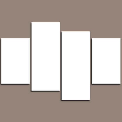Custom 4 Panel Split Canvas Prints 28x40"(70x100cm)