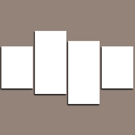 Split Canvas Prints 4 Piece Canvas Art 28x47"(70x120cm)