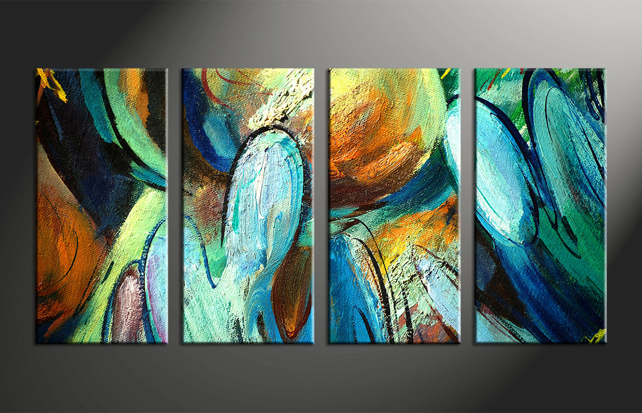 Split Canvas Prints 4 Piece Canvas Frames 35x47"(89x120cm)