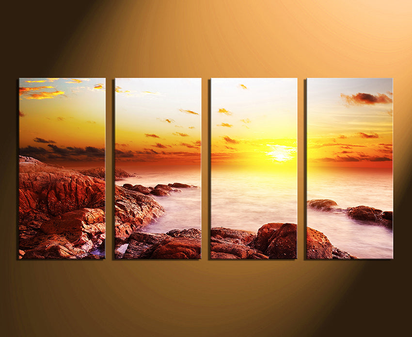 Split Canvas Prints 4 Piece Canvas Frames 35x47"(89x120cm)