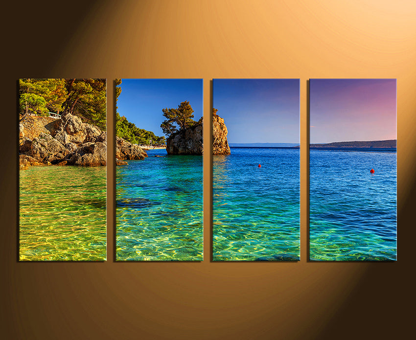 Split Canvas Prints 4 Piece Canvas Frames 35x47"(89x120cm)