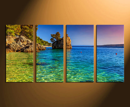 Split Canvas Prints 4 Piece Canvas Frames 35x47"(89x120cm)