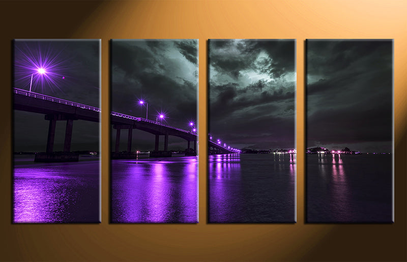 Split Canvas Prints 4 Piece Canvas Frames 35x47"(89x120cm)