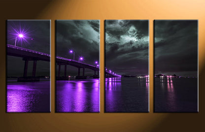 Split Canvas Prints 4 Piece Canvas Frames 35x47"(89x120cm)