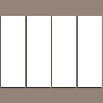 Split Canvas Prints 4 Piece Canvas Frames 35x47"(89x120cm)