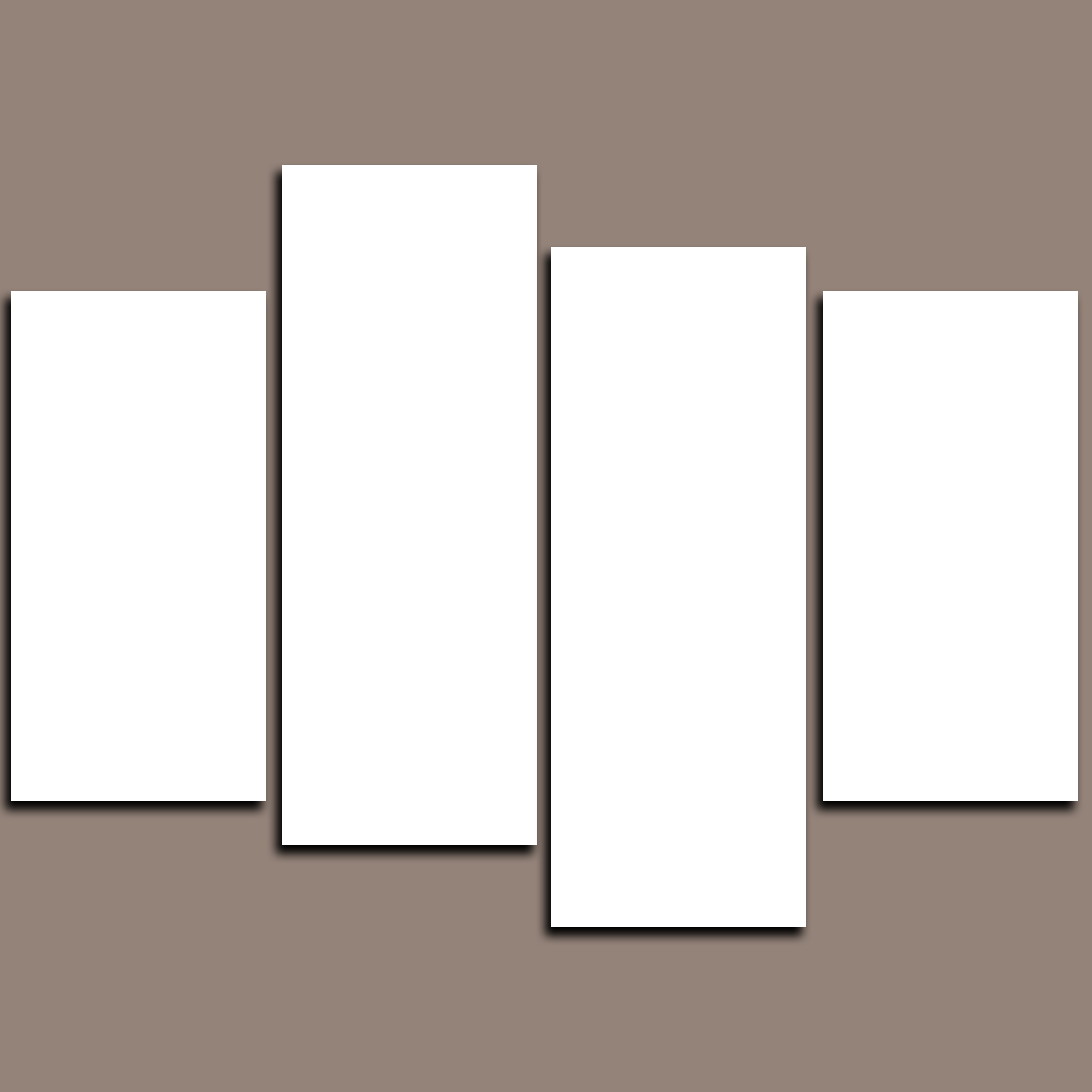 Custom Split Canvas Prints 4 Panels Canvas Art 36x47"(90x120cm)