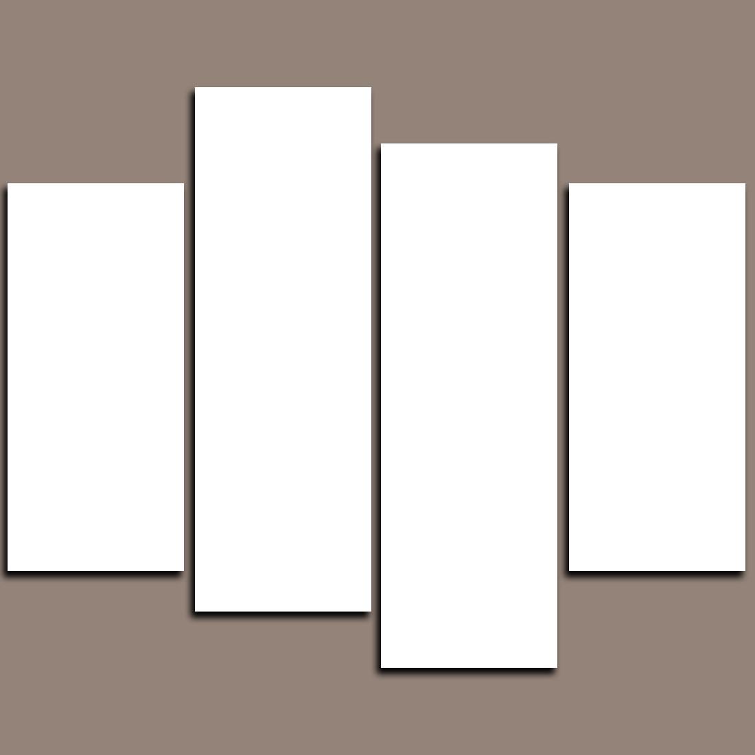 Custom Split Canvas Prints 4 Panels Canvas Frames 39x47"(99x120cm)