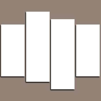 Custom Split Canvas Prints 4 Panels Canvas Frames 39x47"(99x120cm)