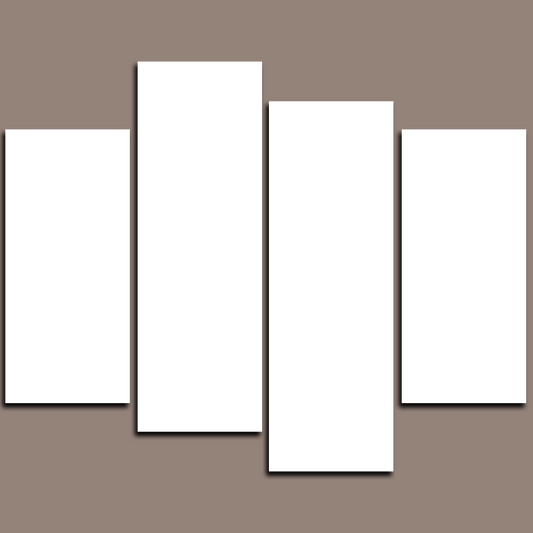 Custom Split Canvas Prints 4 Panels Canvas Frames 39x47"(99x120cm)